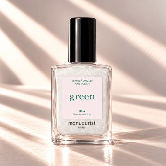 Green Vegan-Friendly Nail Polish - Bliss 15ml 