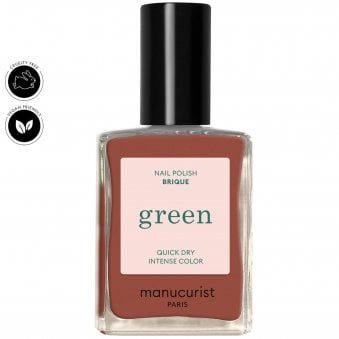 Green Vegan-Friendly Nail Polish - Brique 15ml (33116)