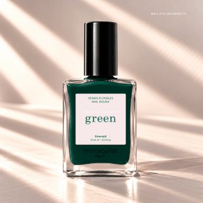 Manucurist Green Vegan-Friendly Nail Polish - Emerald 15ml 