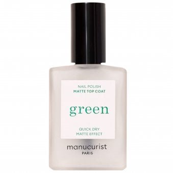 Green Vegan-Friendly Nail Polish - Matte Top Coat 15ml (31123)