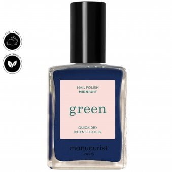 Green Vegan-Friendly Nail Polish - Midnight 15ml (33113)