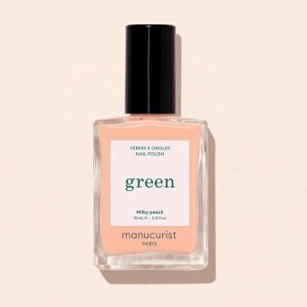Green Vegan-Friendly Nail Polish - Milky Peach 15ml