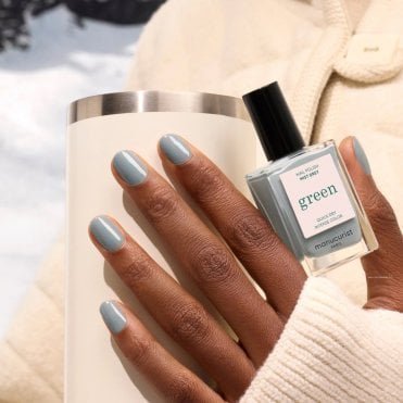 Green Vegan-Friendly Nail Polish - Mist Grey 15ml (33049)