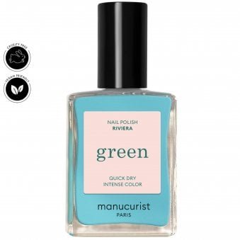 Green Vegan-Friendly Nail Polish - Riviera 15ml (33112)