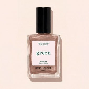Green Vegan-Friendly Nail Polish - Sandstone 15ml