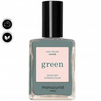 Green Vegan-Friendly Nail Polish - Sauge 15ml (33117)