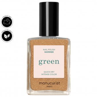 Green Vegan-Friendly Nail Polish - Shimmer 15ml (33243)