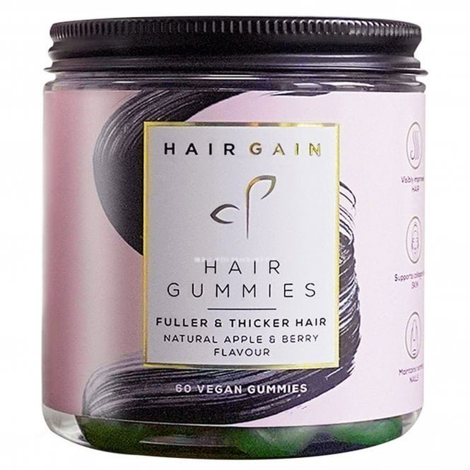 Hair Gain Grow Fuller & Thicker Hair - 60 x Vegan Hair Gummies