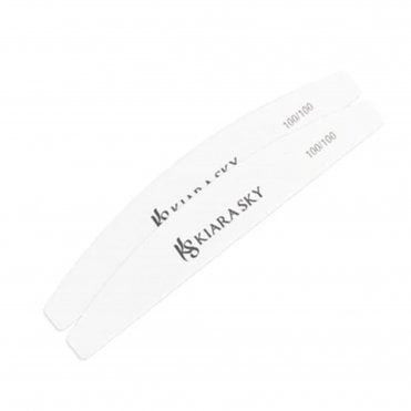 Halfmoon Nail Files - 100/100 grit (pack of 5)