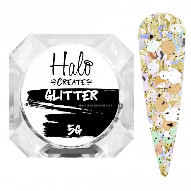 Halo Create Multi-Hex Nail Art Glitters - Be Artistic 0.5g (NA330)