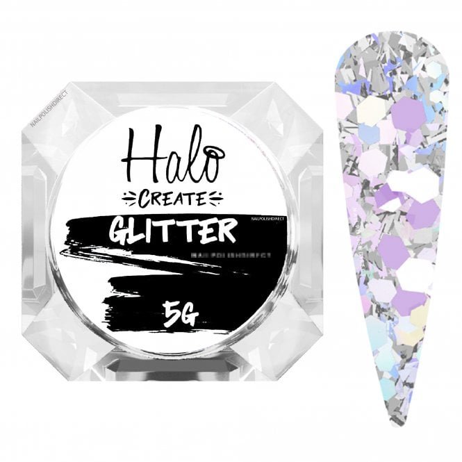 Halo Create Multi-Hex Nail Art Glitters - Be Glam 0.5g (NA329)