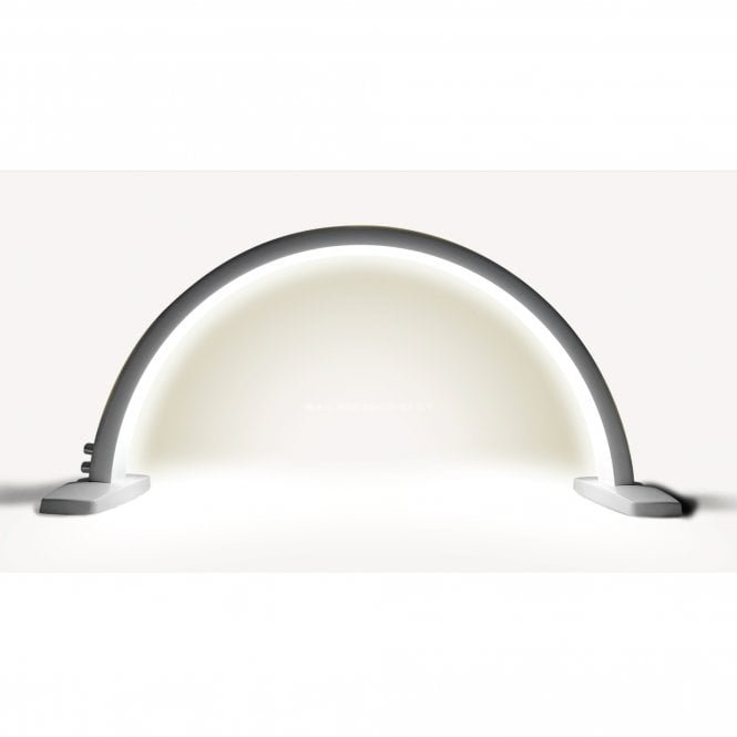 Halo Crescent LED Desk Lamp - Dimmable & Colour Changing (E141)