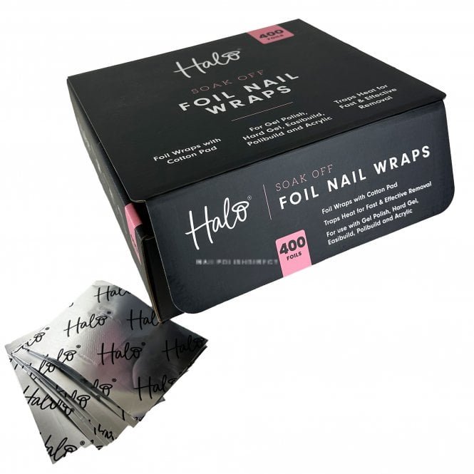 Halo Elite Gel Nail Foil Wraps (400 Pieces) (NW003)