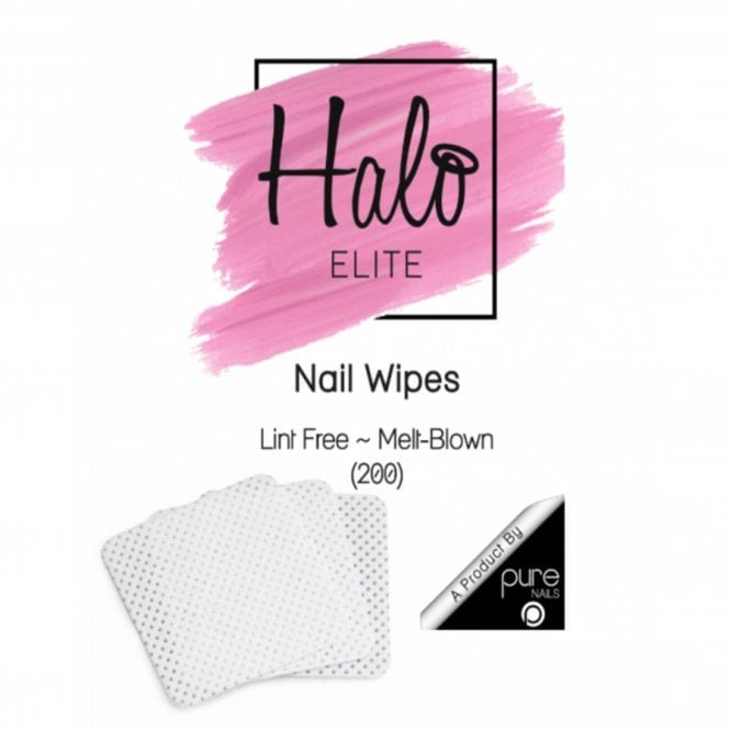 Halo Elite Lint Free Nail Wipes - Melt Blown (Pack Of 200) (N1189)