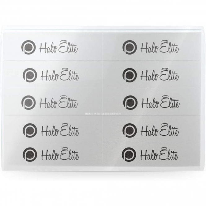 Halo Elite White Blocks - 120 Grit Buffing Blocks (Pack of 10)(N747)