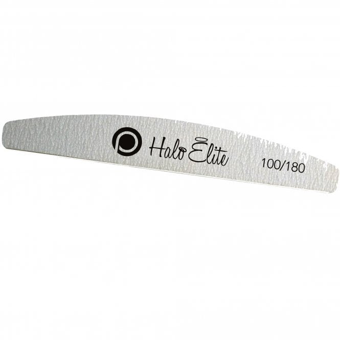 Halo Elite Zebra Moon Foam Nail File - 100/180 Grit (N1183)