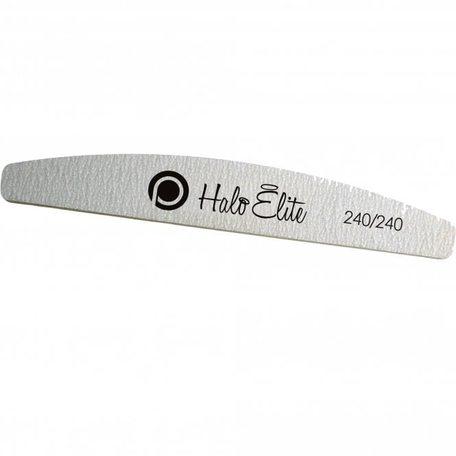 Halo Elite Zebra Moon Foam Nail File - 240/240 Grit (N1185)