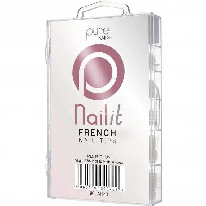 Halo French Nail Tips Pack - (100 Nail Tips) (N140)