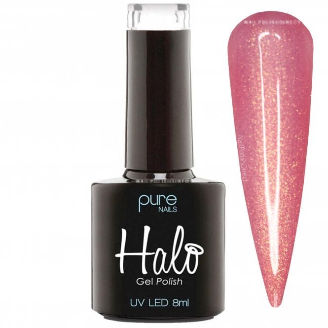 Halo Hema & TPO Free Gel Polish - Pink Shimmer 8ml (N2839)