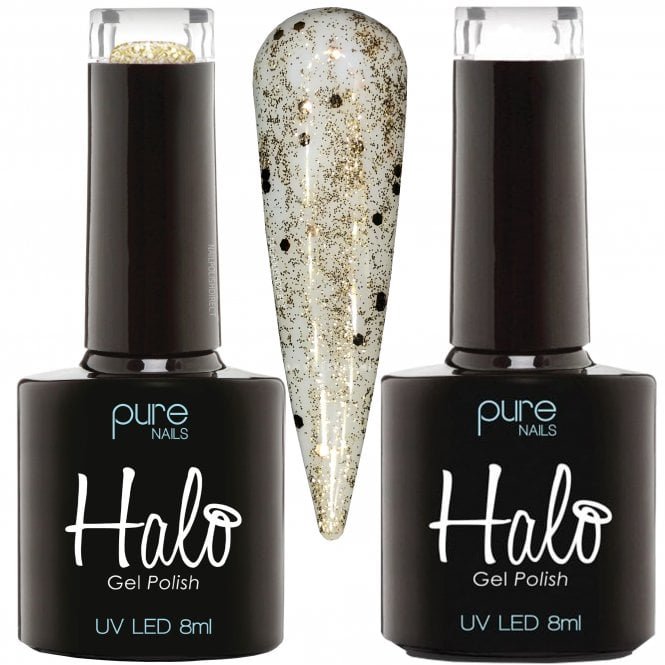 Halo LED/UV Gel Polish 2 pc Set  - French White & Prosecco - 2 X 8ml