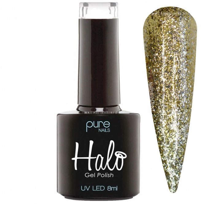 Halo LED/UV Gel Polish - Gold Leaf 8ml (N2814)