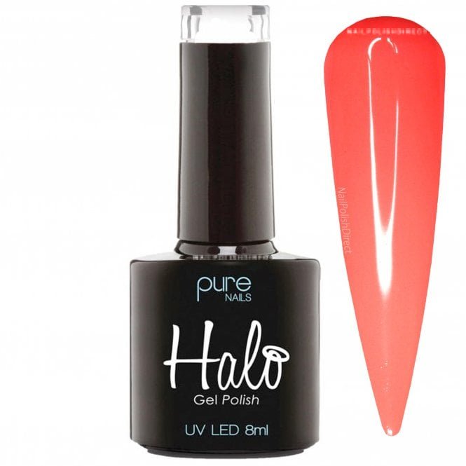 Halo Hema & TPO Free Gel Polish - Neon Peach 8ml (N2834)