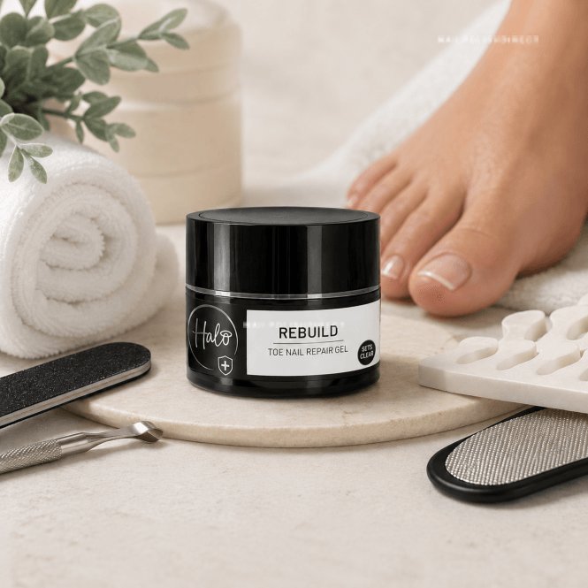 Halo Pedicure Gel - Rebuild - Clear 15g Hema & TPO Free  (TOE101)