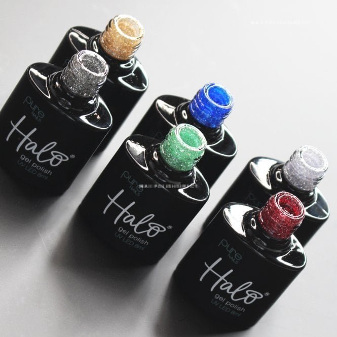 Halo Sparkle Season Hema & TPO Free Gel Polish Set & Free Desk Mat (6 x 8ml)