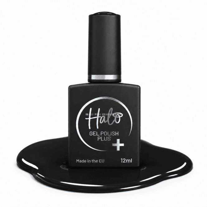Halo Gel Polish Plus - Black 12ml Hema & TPO-Free (HP002)