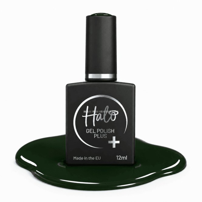 Halo Gel Polish Plus - Bottle Green 12ml Hema & TPO-Free (HP041)
