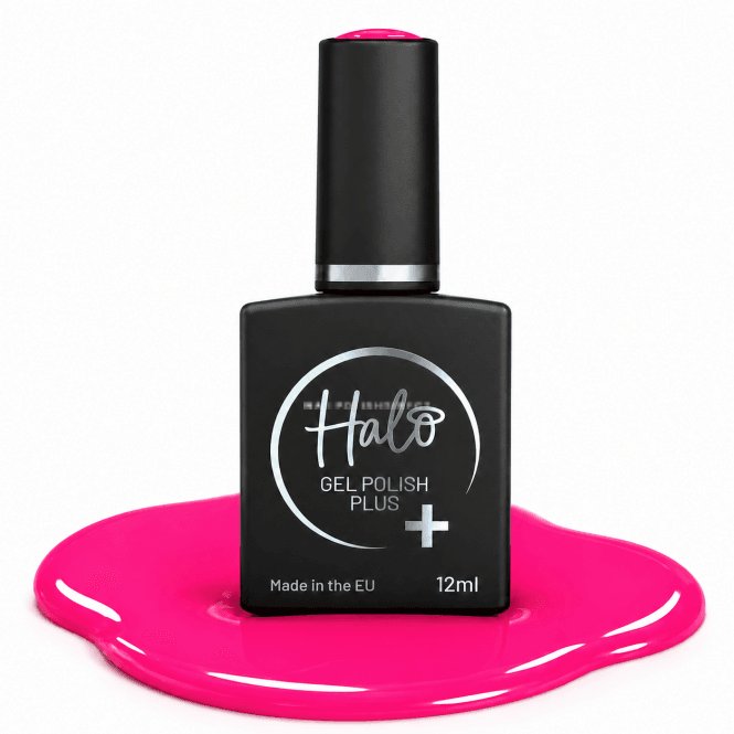 Halo Gel Polish Plus - Bright Pink 12ml Hema & TPO-Free (HP022)