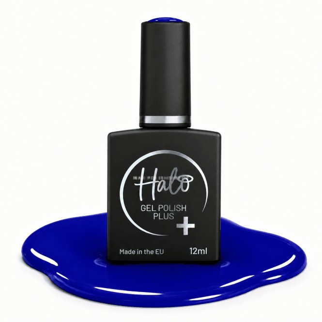 Halo Gel Polish Plus - Electric Blue 12ml Hema & TPO-Free (HP037)