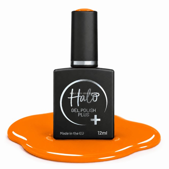 Halo Gel Polish Plus - Neon Orange 12ml Hema & TPO-Free (HP033)