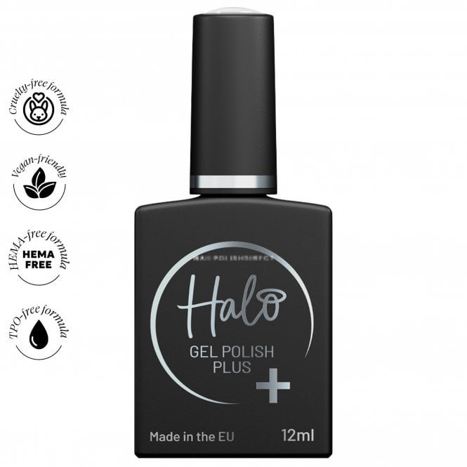 Halo Gel Polish Plus Non Wipe Top Coat 12ml Hema & TPO-Free (HP504)