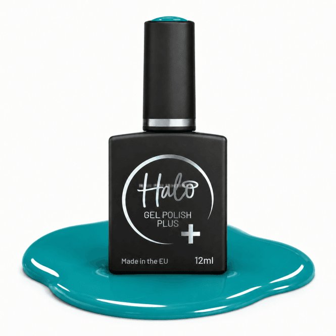 Halo Gel Polish Plus - Peacock Blue 12ml Hema & TPO-Free (HP038)