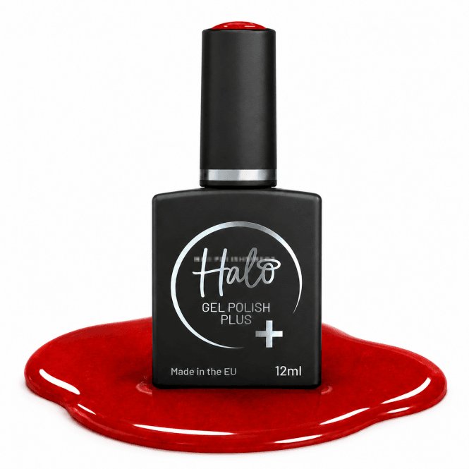 Halo Gel Polish Plus - Red Shimmer 12ml Hema & TPO-Free (HP029)