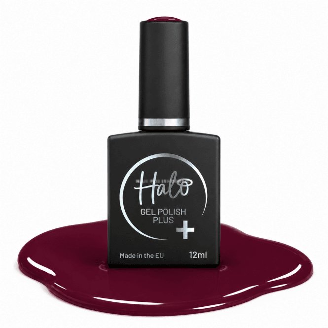 Halo Gel Polish Plus - Rouge Noir 12ml Hema & TPO-Free (HP026)