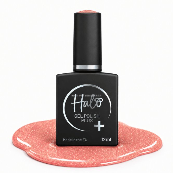 Halo Gel Polish Plus - Salmon Gold 12ml Hema & TPO-Free (HP023)