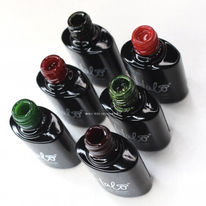 Halo Winter Warmers Hema & TPO Free Gel Polish Set & Free Desk Mat (6 x 8ml)