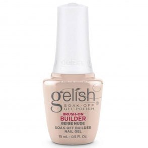 Gelish Hema Free Brush On Builder Gel Colour - Pink Sand Nude 15ml ...