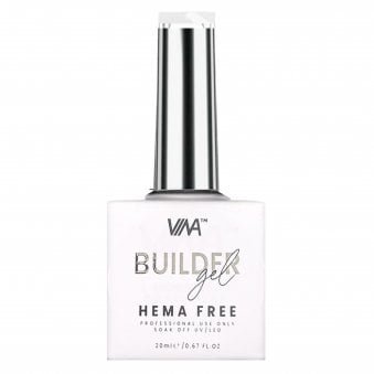Hema Free Brush On Builder Gel - Milky White #7 - 20ml (VBGMILKYWHITE20)