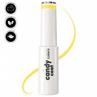 Hema Free Gel Nail Art Liner - Yellow 10ml