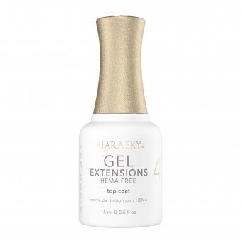HEMA Free Natural Gel Nail Extension Non Wipe Topcoat 15ml