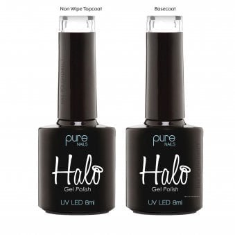 Hema Free None Wipe Topcoat & Basecoat Duo Set (2 x 15ml)