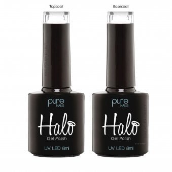 Hema Free Topcoat & Basecoat - Gel Polish Duo Set (2 x 15ml)