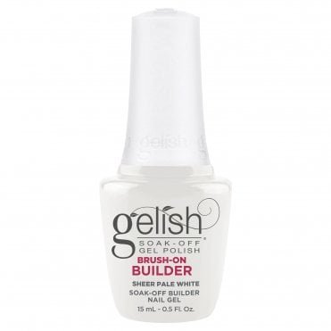 HEMA & TPO Free Brush On Builder Gel - Sheer Pale White 15ml (1148141)