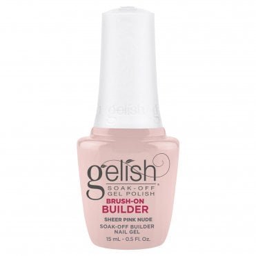 HEMA & TPO Free Brush On Builder Gel - Sheer Pink Nude 15ml (1148137)