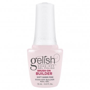 HEMA & TPO Free Brush On Builder Gel - Soft Sheer Pink 15ml (1148154)