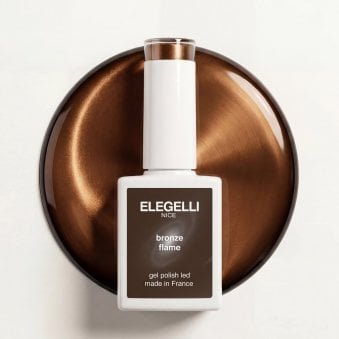 HEMA & TPO Free Cat Eyes Gel Polish - Bronze Flame 10ml