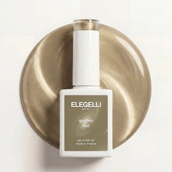 HEMA & TPO Free Cat Eyes Gel Polish - Golden Veil 10ml